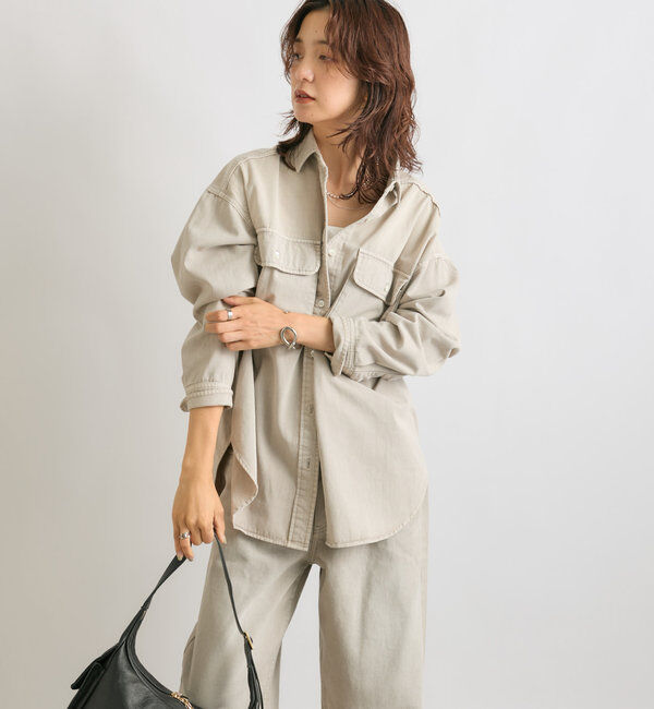  「【ベストセラー】【MONN.:.(モン)】ビッグデニムシャツ」|シャツ・ブラウス|