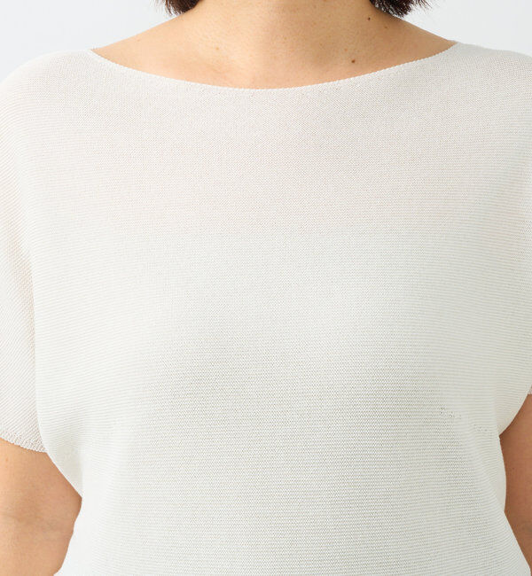  「【女性らしく着れる】スリットフレンチニット」|ニット・セーター|