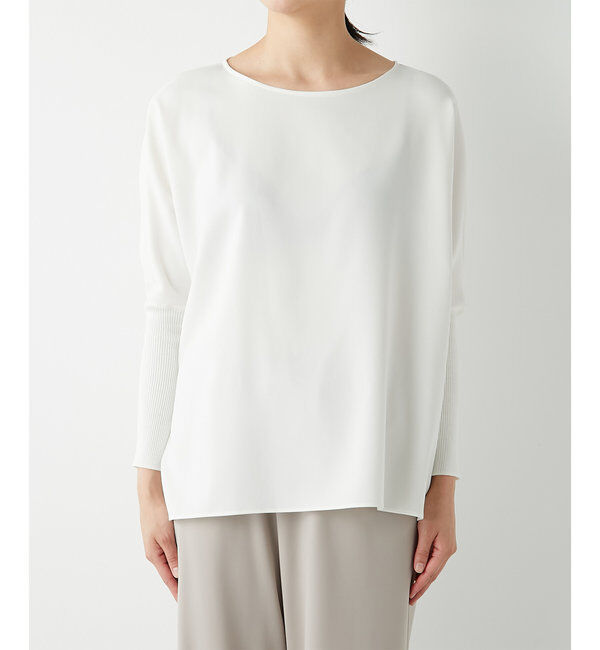  「《24AW》ジョーゼットコンビブラウス」|シャツ・ブラウス|