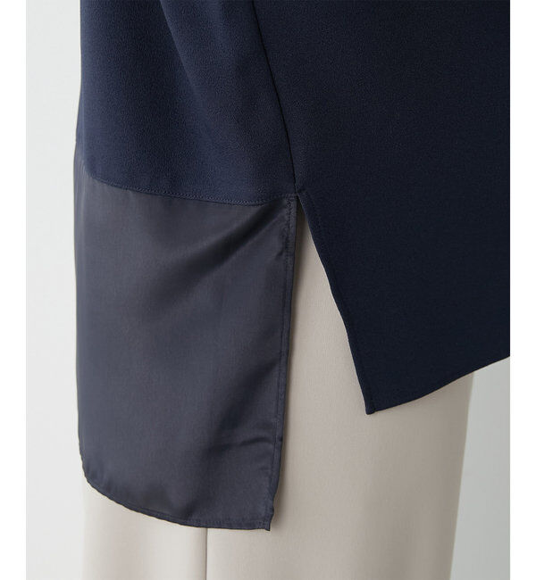  「《24AW》ジョーゼットコンビブラウス」|シャツ・ブラウス|