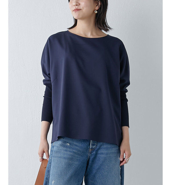  「《24AW》ジョーゼットコンビブラウス」|シャツ・ブラウス|