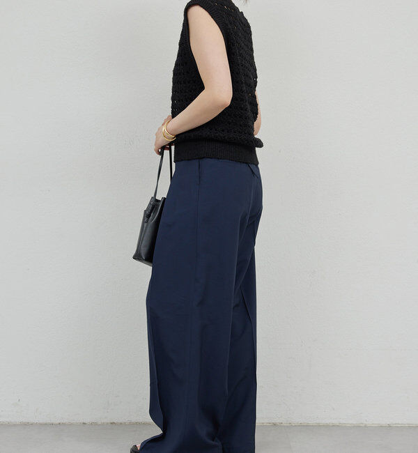  「透かし編みニットベスト」|ニット・セーター|