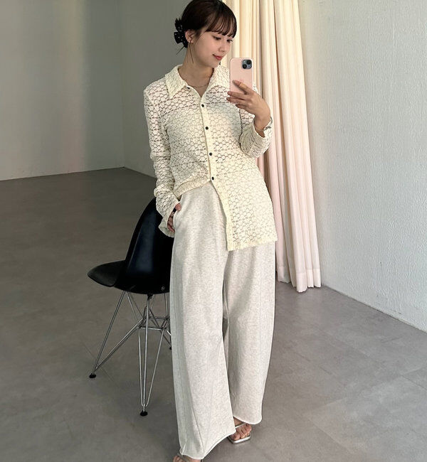  「カーブスウェットパンツ」|チノ|