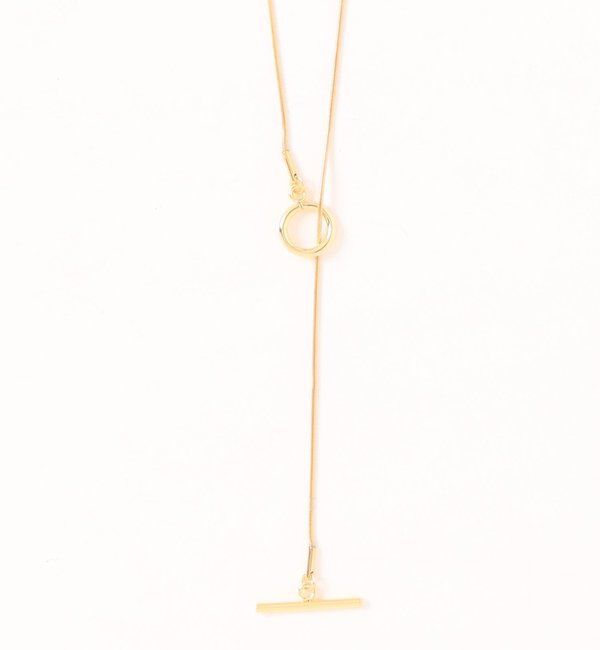  「《金属アレルギー対応/ステンレス》【GALENA/ガレナ】スライドネックレス」|リング|