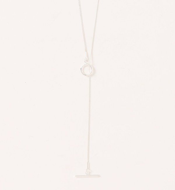  「《金属アレルギー対応/ステンレス》【GALENA/ガレナ】スライドネックレス」|リング|