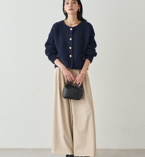  「【20周年限定】イタリアヤーン手編みニットカーデ」|ニット・セーター|