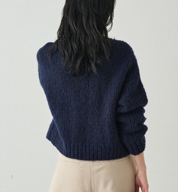  「【20周年限定】イタリアヤーン手編みニットカーデ」|ニット・セーター|