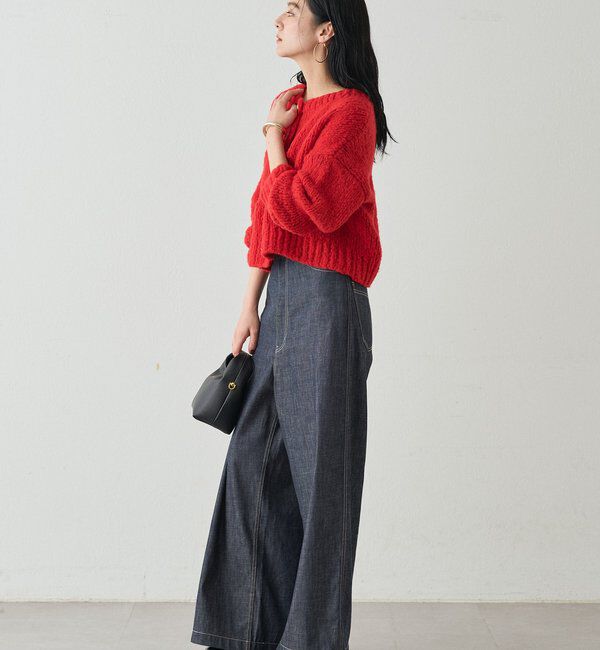  「【20周年限定】イタリアヤーン手編みニットカーデ」|ニット・セーター|