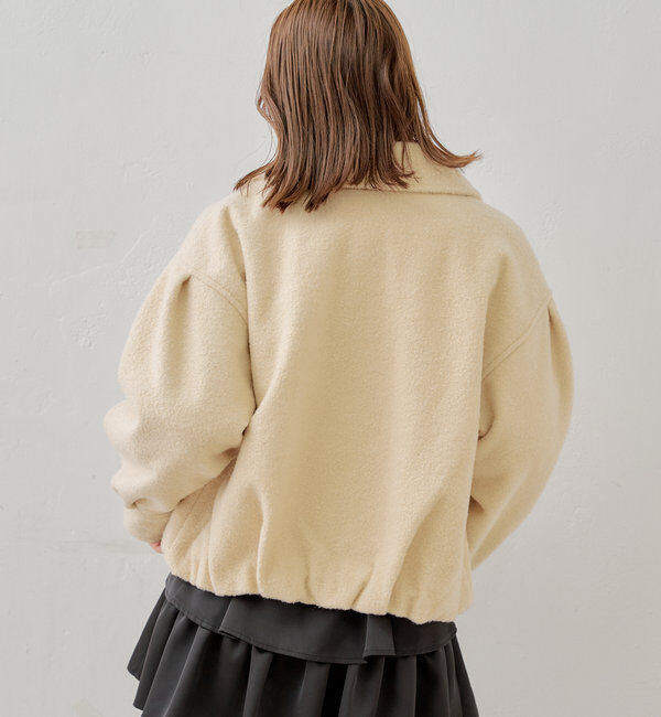  「スタンドツイードジップブルゾン」|ブルゾン・スタジャン|