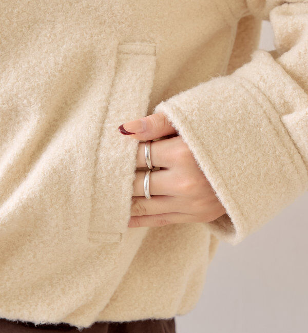  「スタンドツイードジップブルゾン」|ブルゾン・スタジャン|