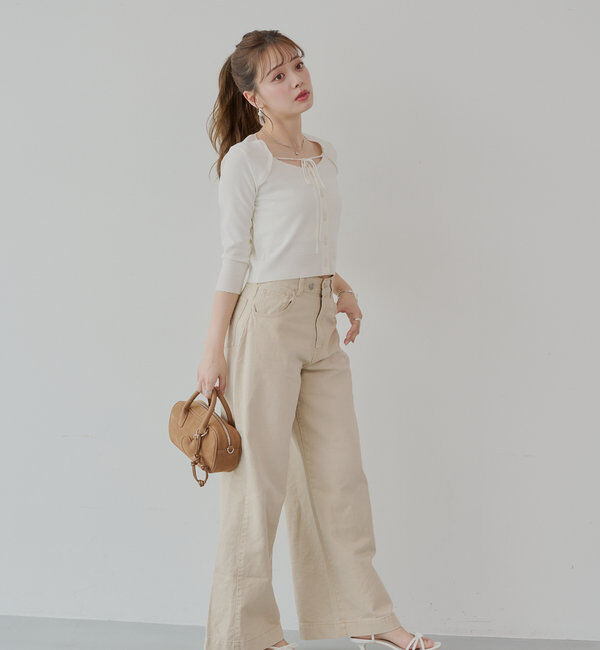  「アメスリレイヤードボレロデザインカーディガン」|カーディガン|