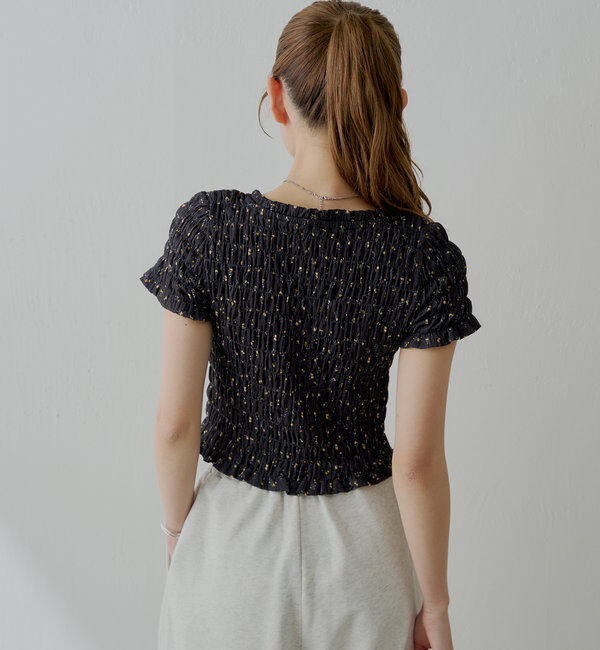  「【6色展開】フロントリボンボレロデザインT」|Tシャツ・カットソー|