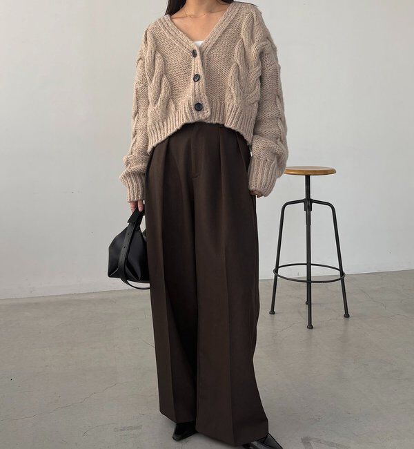  「BIGケーブルカーディガン」|カーディガン|