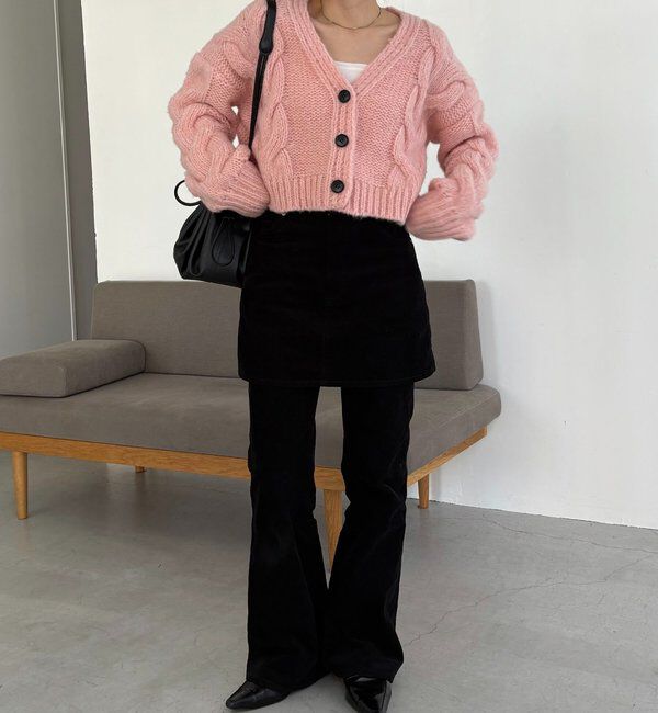  「BIGケーブルカーディガン」|カーディガン|