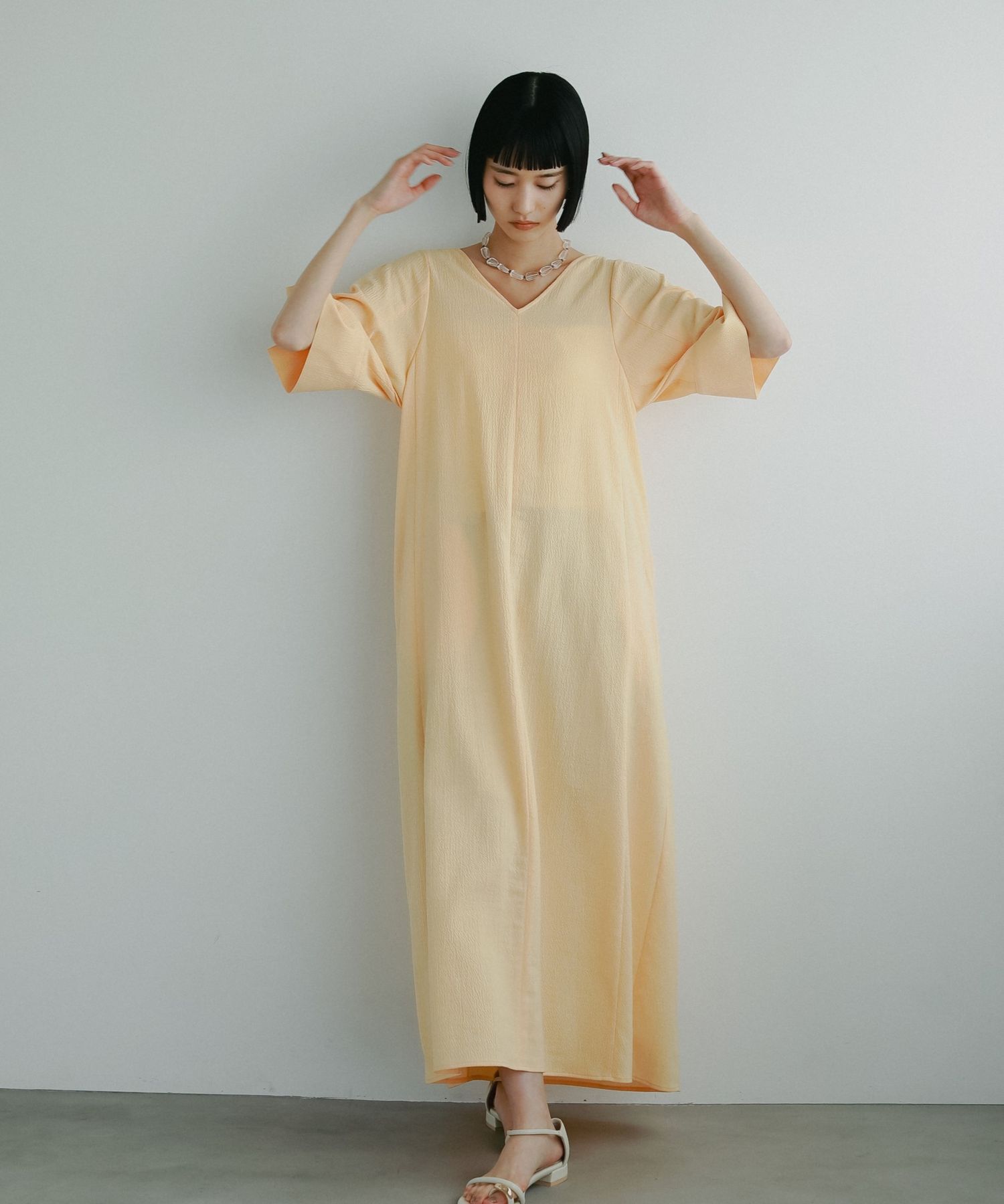 A part by 「シャーリングリボンワンピース」|ワンピース|