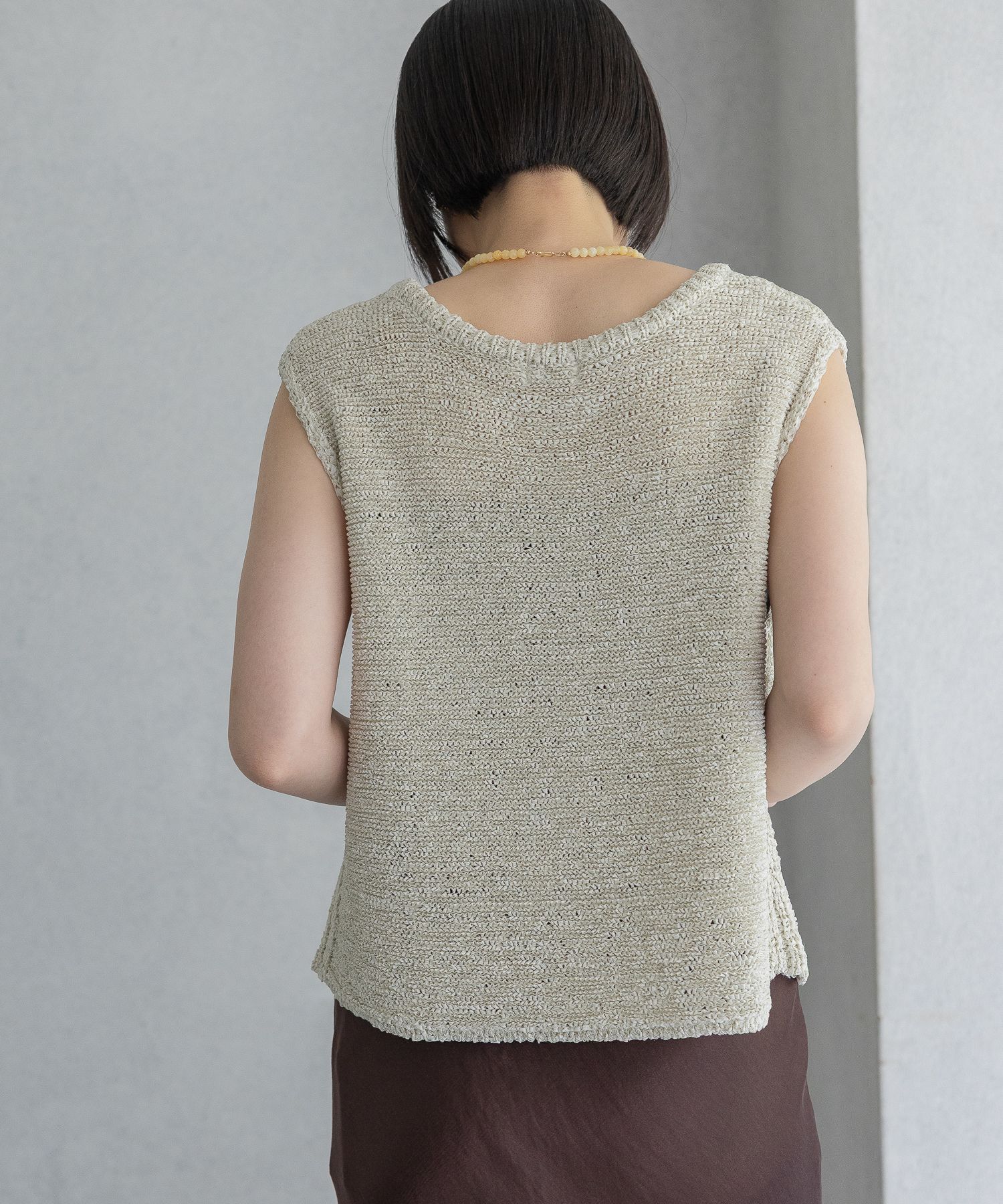 A part by 「アセテープニットノースリーブ」|ニット・セーター|