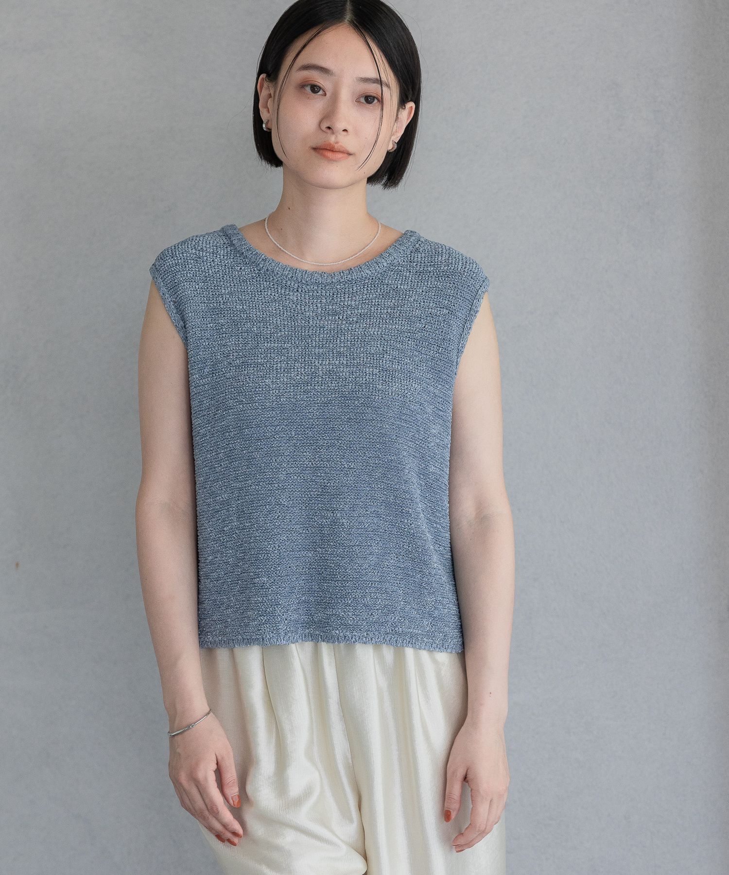 A part by 「アセテープニットノースリーブ」|ニット・セーター|