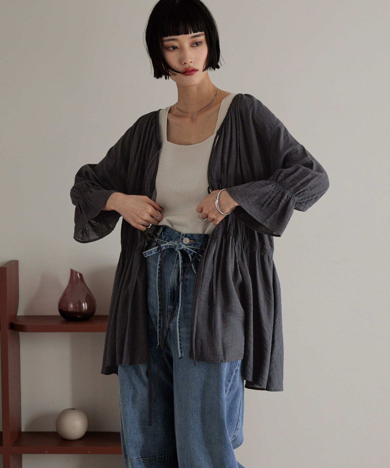 LOWRYS FARM「ヨウリュウシャーリング６Ｓ」|シャツ・ブラウス|