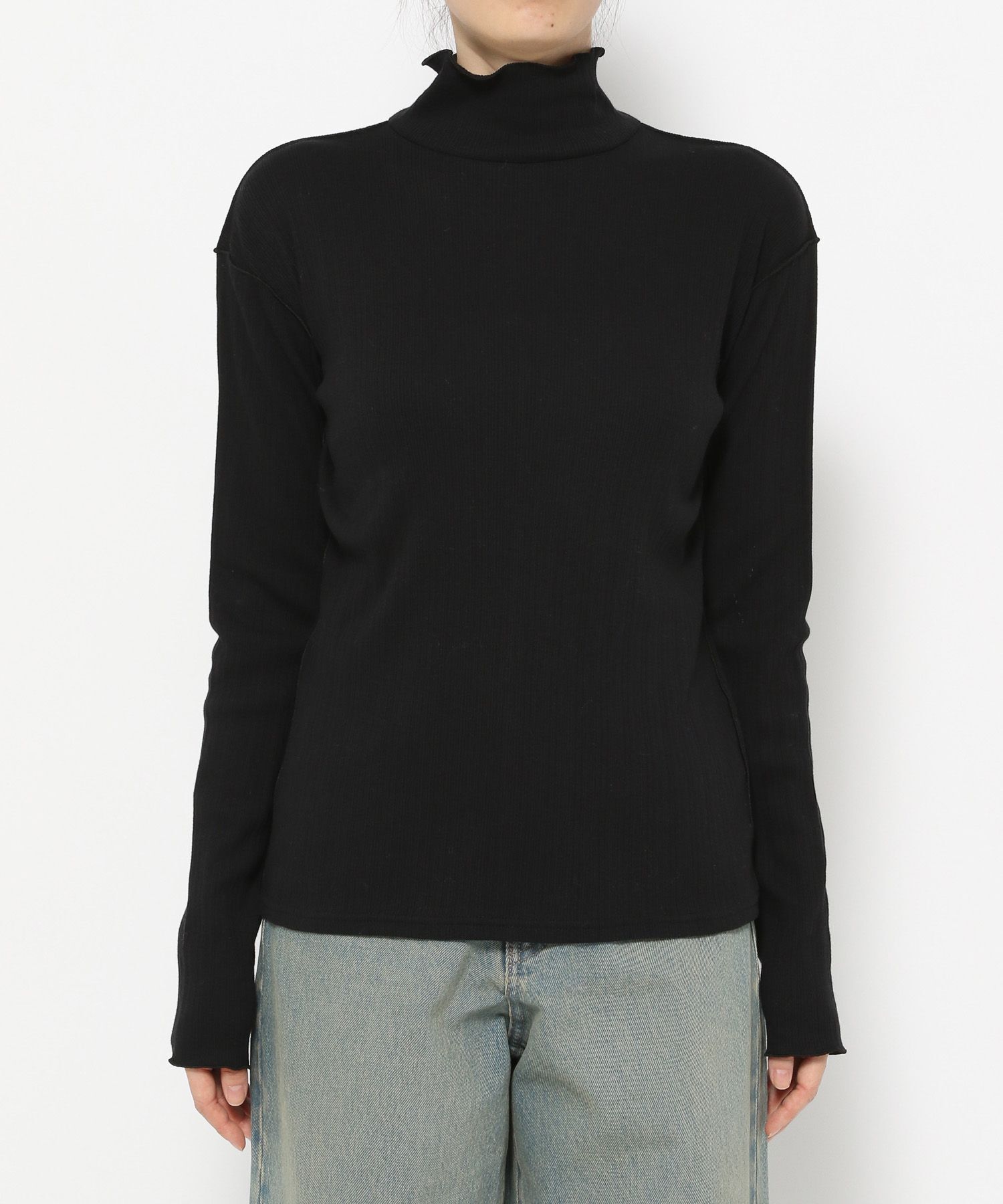 LOWRYS FARM「リブメロータートル」|Tシャツ・カットソー|