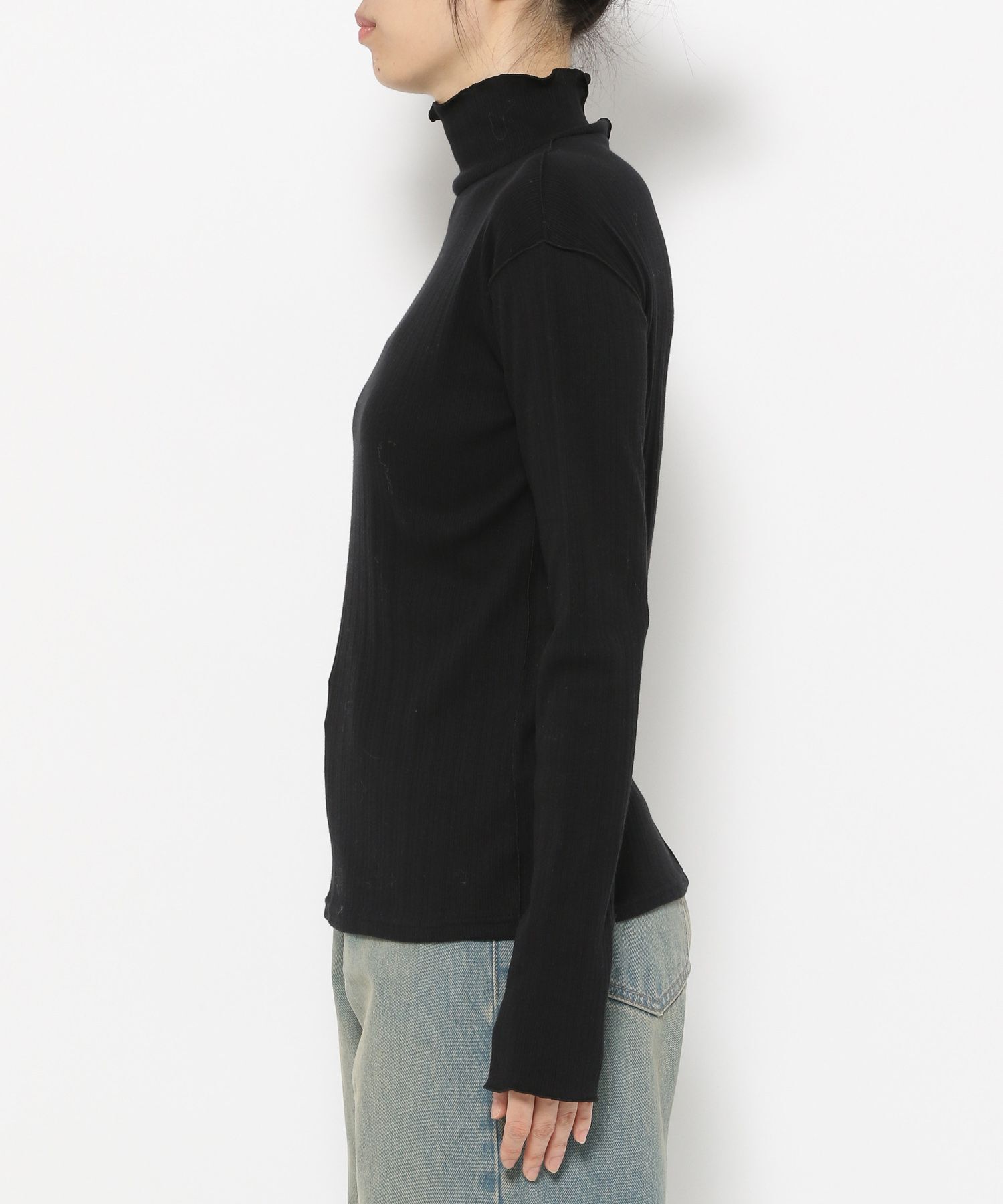 LOWRYS FARM「リブメロータートル」|Tシャツ・カットソー|