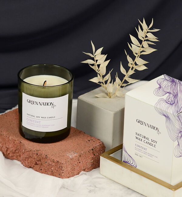 collex「【GREEN NATION life】 ソイキャンドル 300ｇ Box入り」|アロマ・ルームフレグランス|