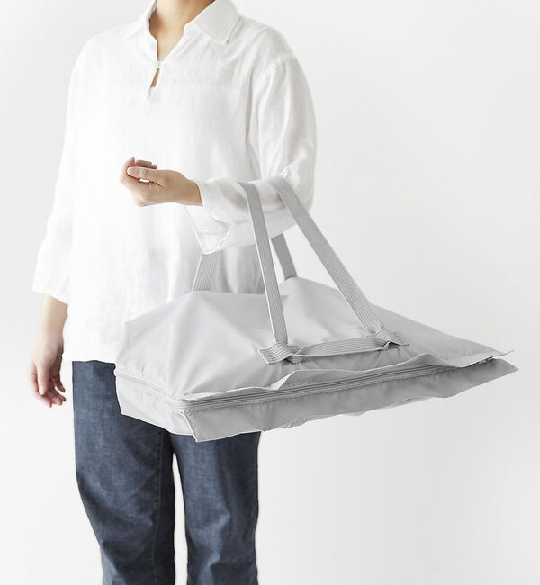 collex「山崎実業  【TOWER/タワー】洗える持ち帰り寿司・ピザが入るレジかごかばん」|エコバッグ|