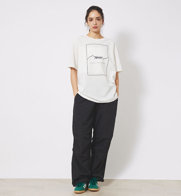 ABAHOUSE「【NANGA/ナンガ】DRY MIX FRAME LOGO T/ドライミックス/」|Tシャツ・カットソー|