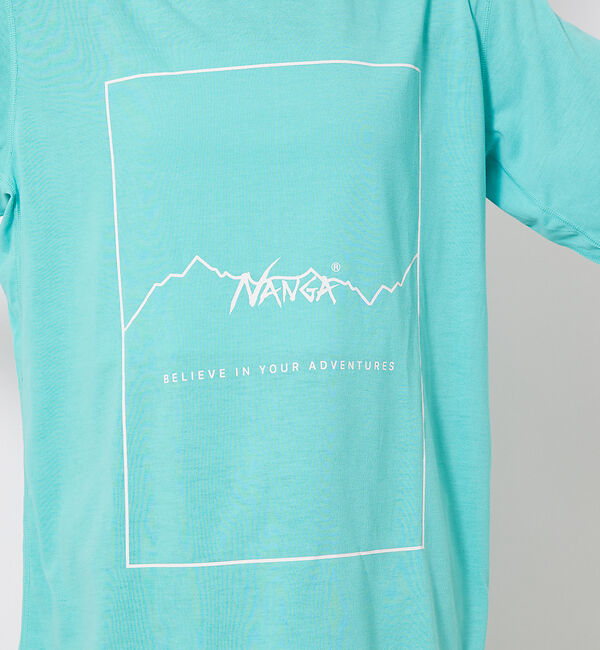 ABAHOUSE「【NANGA/ナンガ】DRY MIX FRAME LOGO T/ドライミックス/」|Tシャツ・カットソー|