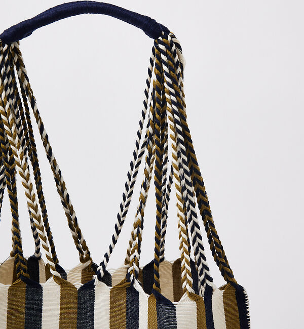 ABAHOUSE「【MOON BIRD/ムーンバード】手織りハンモックトートバッグ/手織り/A4サ」|トートバッグ|