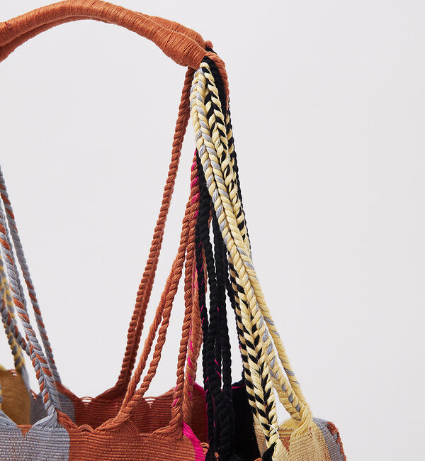 ABAHOUSE「【MOON BIRD/ムーンバード】手織りハンモックトートバッグ/手織り/A4サ」|トートバッグ|