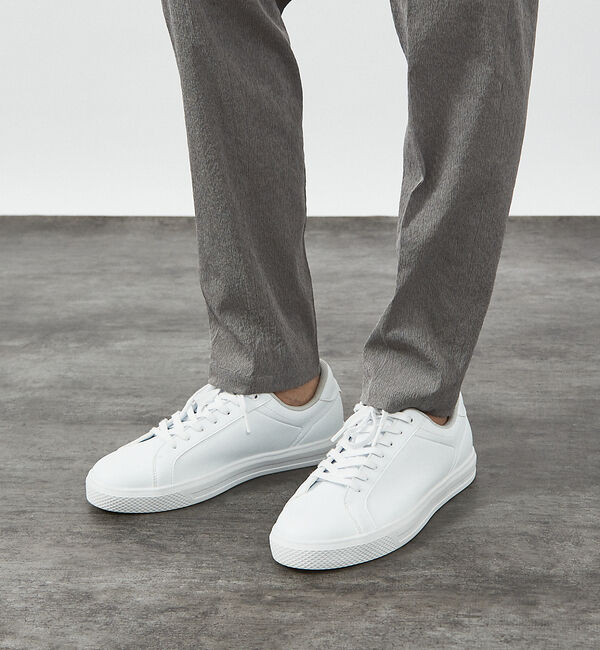 ABAHOUSE「【セットアップ対応】 PE-wrinkle ワッシャー イージースラックス /ス」|スラックス|