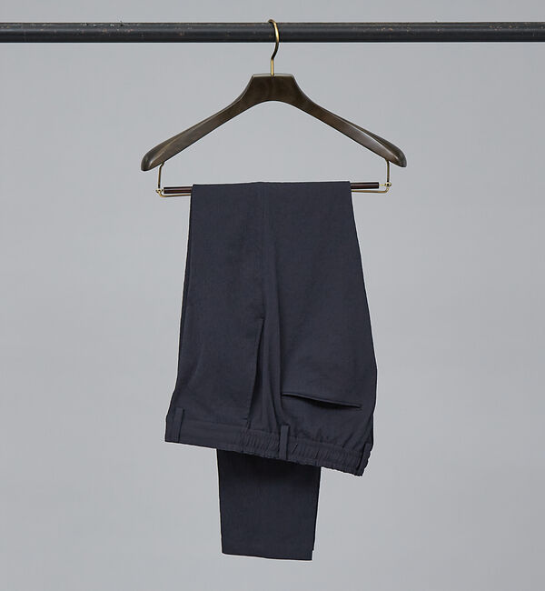 ABAHOUSE「【セットアップ対応】 PE-wrinkle ワッシャー イージースラックス /ス」|スラックス|