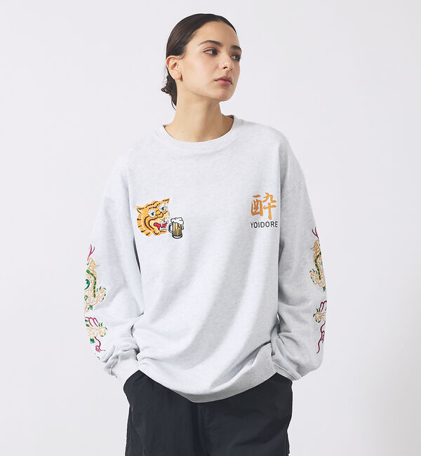 ABAHOUSE「【YOIDORE/ヨイドレ】酒愛好家スーベニア刺繍スウェット/秋冬/ユニセックス」|Tシャツ・カットソー|