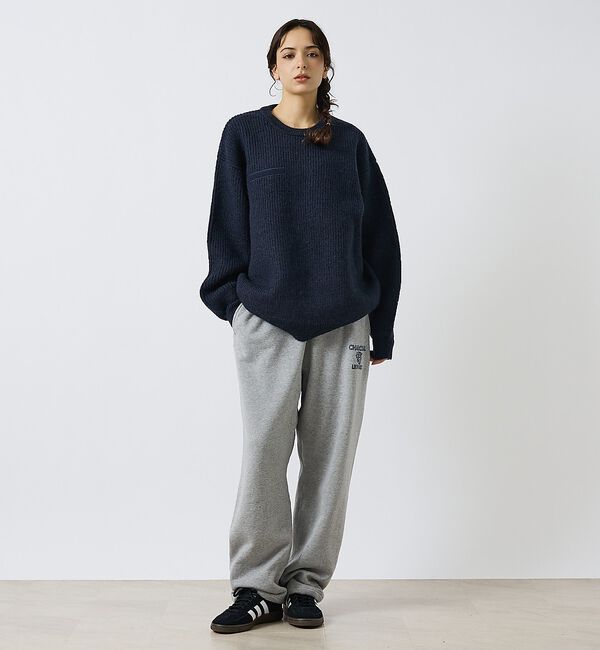 ABAHOUSE「【LUCEBER/ルースバー 】MIDDLE GAUGE KNIT SWEATE」|ニット・セーター|