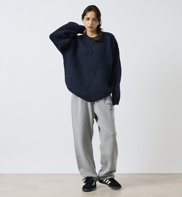 ABAHOUSE「【LUCEBER/ルースバー 】MIDDLE GAUGE KNIT SWEATE」|ニット・セーター|