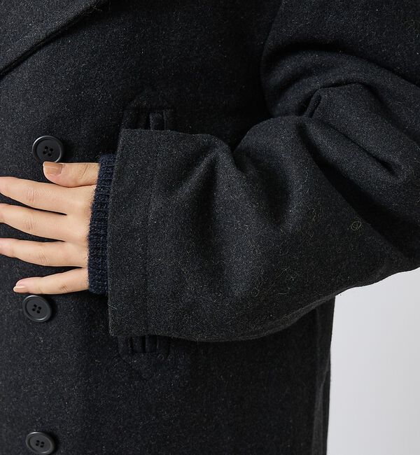 ABAHOUSE「【LUCEBER/ルースバー】WOOL P-COAT/ウールピーコート/ミリタリ」|ピーコート|