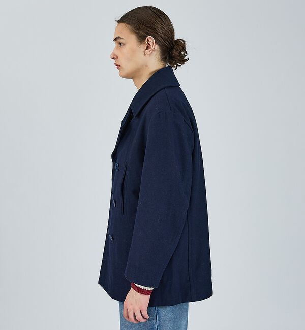ABAHOUSE「【LUCEBER/ルースバー】WOOL P-COAT/ウールピーコート/ミリタリ」|ピーコート|