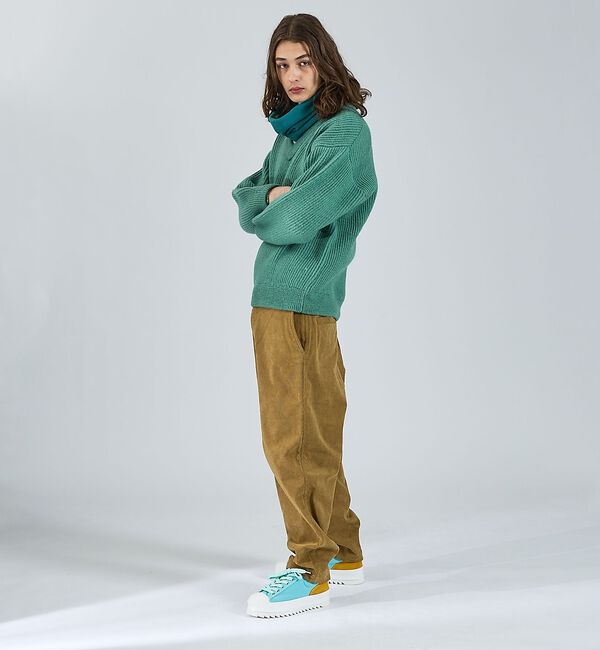 ABAHOUSE「【LUCEBER/ルースバー】MID G KNIT V NECK SWEATER」|ニット・セーター|