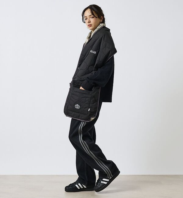 ABAHOUSE「【POLER/ポーラー】QULTED VEST MUFFLER/キルティング/ワ」|マフラー|