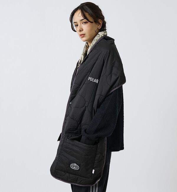 ABAHOUSE「【POLER/ポーラー】QULTED VEST MUFFLER/キルティング/ワ」|マフラー|