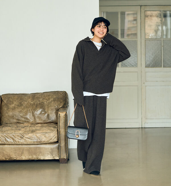 Rouge vif「【セットアップ対応】ゆるニットパンツ」|その他|