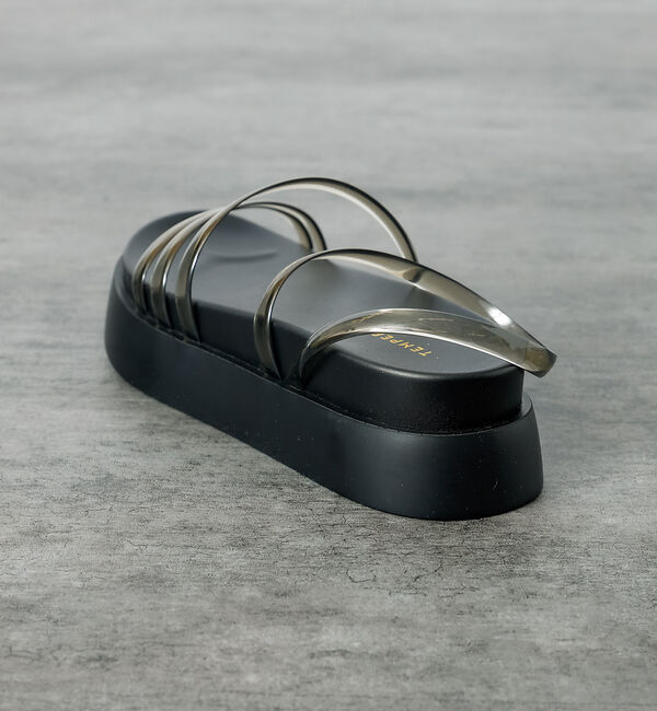 Rouge vif「【TEMPERATE / テンパレイト】プラットフォームサンダル / クリア【W」|サンダル|