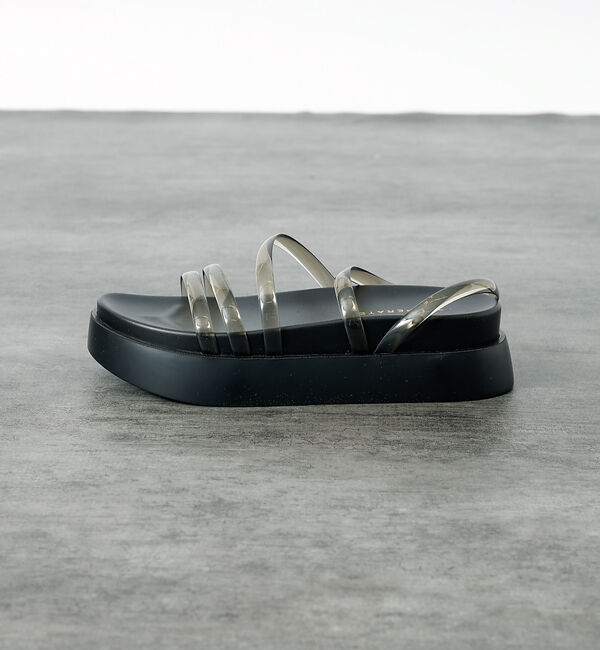 Rouge vif「【TEMPERATE / テンパレイト】プラットフォームサンダル / クリア【W」|サンダル|