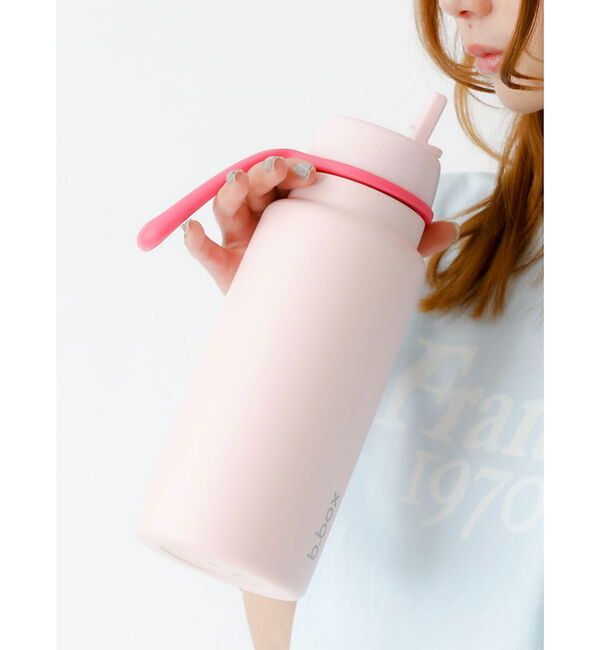 Rouge vif「【b.box/ビーボックス】フリップトップボトル 1L（ステンレス製水筒）/In」|食器・キッチングッズ|ピンク