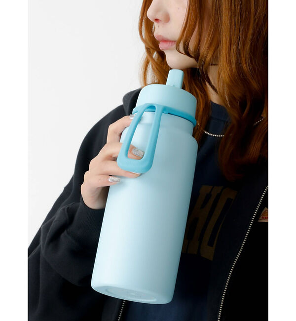 Rouge vif「【b.box/ビーボックス】フリップトップボトル 1L（ステンレス製水筒）/In」|食器・キッチングッズ|ライトブルー