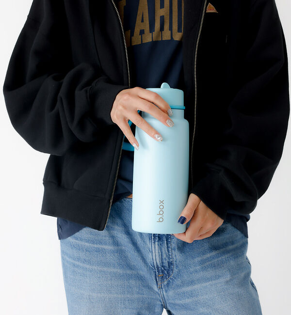 Rouge vif「【b.box/ビーボックス】フリップトップボトル 1L（ステンレス製水筒）/In」|食器・キッチングッズ|