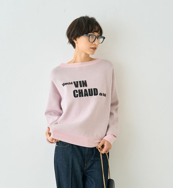 Rouge vif「ノエルロゴニットプルオーバー」|ニット・セーター|