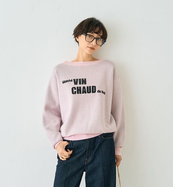 Rouge vif「ノエルロゴニットプルオーバー」|ニット・セーター|