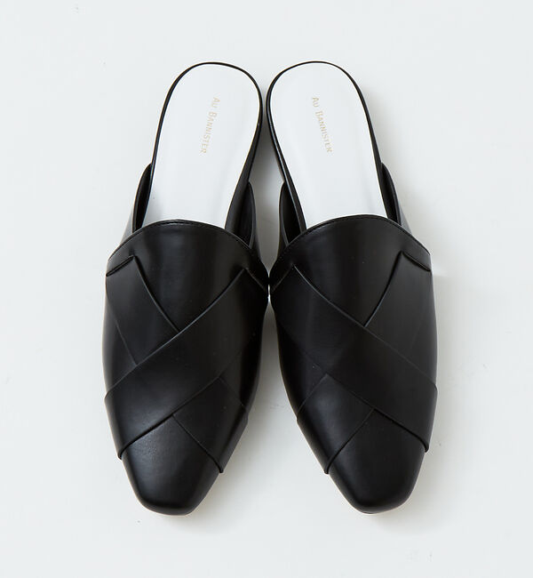 AU BANNISTER「【販売店舗限定】クロスメッシュミュール」|サンダル|