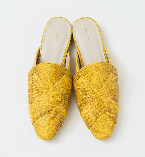 AU BANNISTER「【販売店舗限定】クロスメッシュミュール」|サンダル|